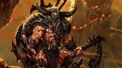 Diablo iii barbarian artwork