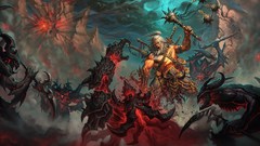 Diablo iii barbarian artwork video games fantasy art