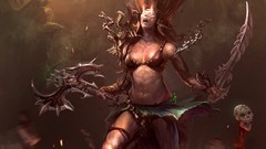 Diablo iii barbarian artwork video games fantasy art