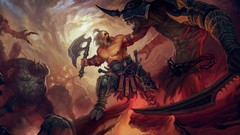 Diablo iii barbarian fantasy art