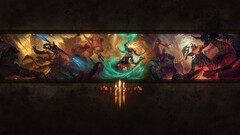 diablo iii video games PC gaming video game art fantasy art