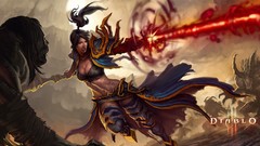 Diablo wizard digital art video games fantasy art