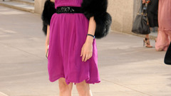 Diane kruger purple dress