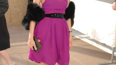 Diane kruger purple dress