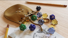 Dice dices game abstract