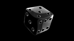 Dice minimalistic artwork