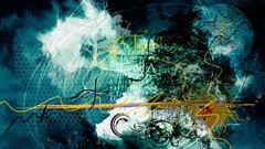 Digital art abstract