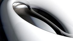 digital art abstract 3d shapes vector art white