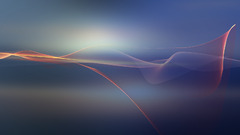 digital art abstract artwork shapes waveforms