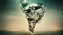 digital art abstract artwork surreal sky