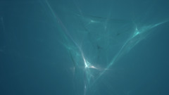 digital art abstract blue shapes