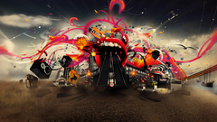 digital art abstract Music artwork