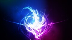 digital art abstract shapes lines swirls Digital Glowing