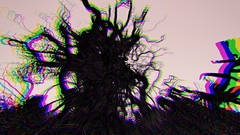 digital art abstract shapes Simple Background pink blue Green