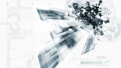 digital art abstract white artwork