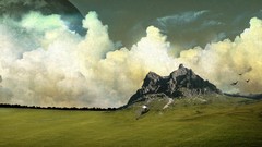 Digital art alien landscapes