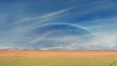 Digital art alien landscapes