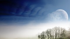 Digital art alien landscapes