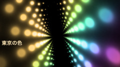 digital art artwork colorful lights yellow black dots