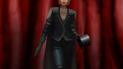 digital art artwork render hat Women