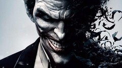 digital art Batman face cgi joker looking at viewer