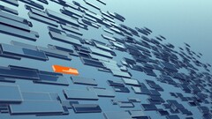 digital art blue artwork abstract 3d render cgi