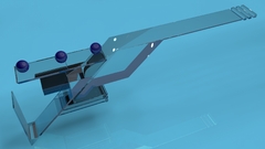 digital art blue artwork cgi render 3d cyan Simple Background