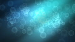 Digital art blue shapes