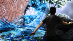 Digital Art blue wave