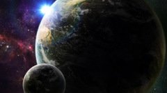 Digital art bright light