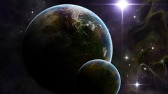 Digital art bright light