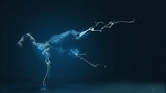 digital art dancer artwork Men blue surreal