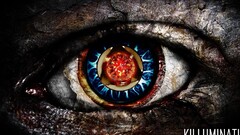 digital art eyes grunge