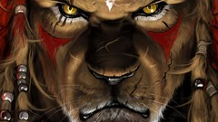 Digital art fantasy art Khajiit