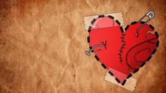 Digital art heart broken