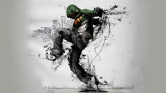 digital art hoods Men dancer