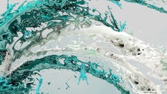 digital art liquid render