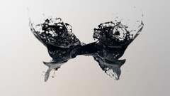 digital art liquid white background artwork monochrome