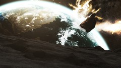 Digital art outer space