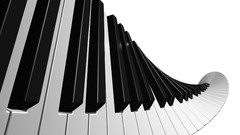Digital art piano keys