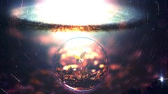 digital art Plants Space space art nature