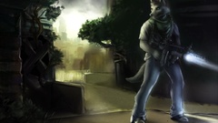 Digital art post-apocalyptic