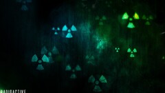 digital art radioactive artwork Green