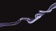 digital art smoke shapes black background abstract