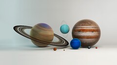 digital art space art Simple Background solar system Space cg