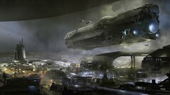 digital art video games Halo 5: Guardians concept art