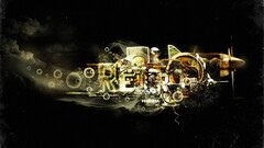 digital art vintage Typography