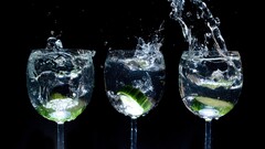 digital art water drinking glass liquid