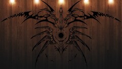 digital art wooden surface lights texture