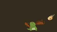 Dinosaurs funny baseball meteorite